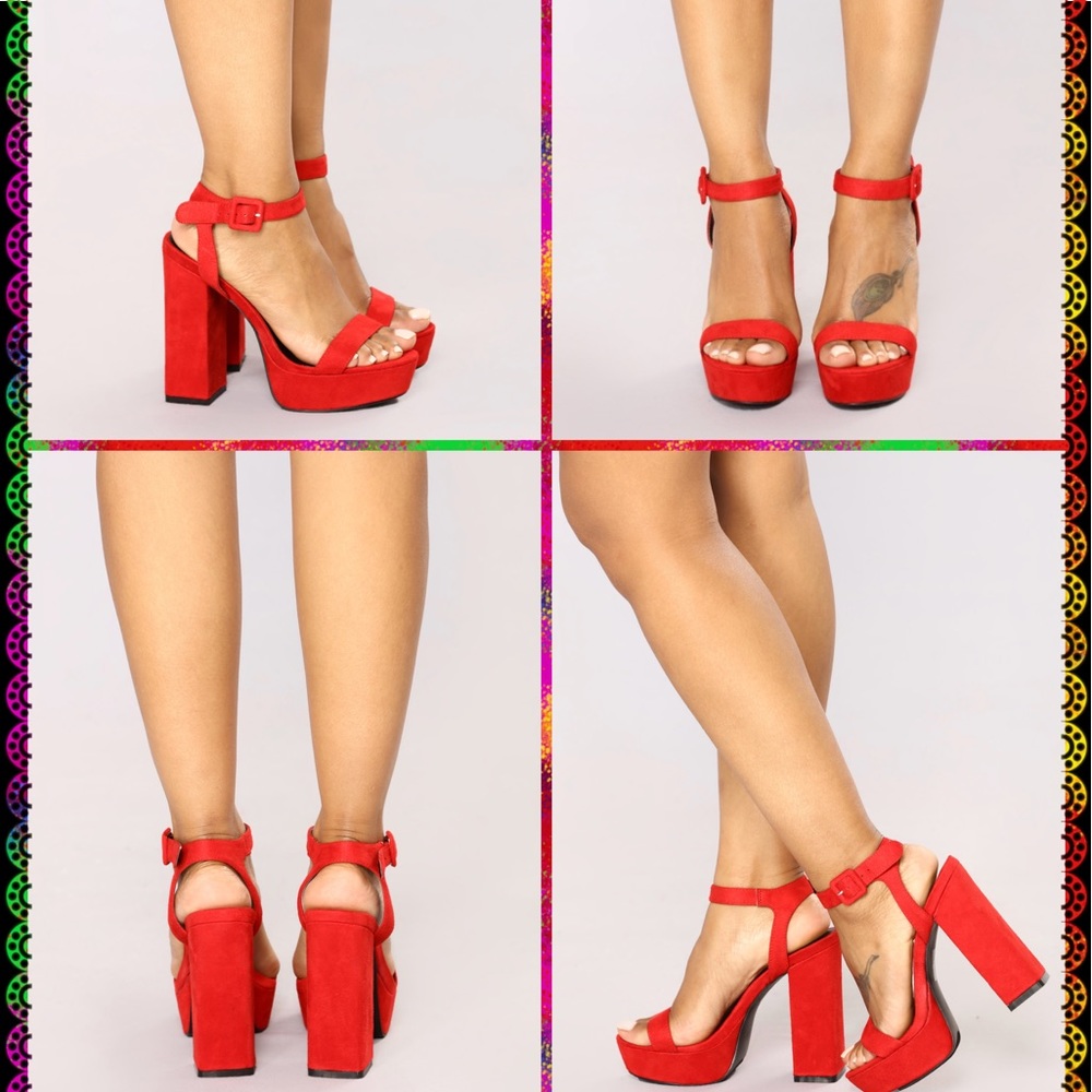 Fashion Nova Red Heels